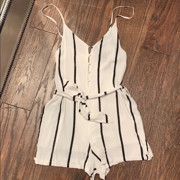 NLW Pants - Striped sexy romper